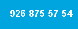 926 875 57 54